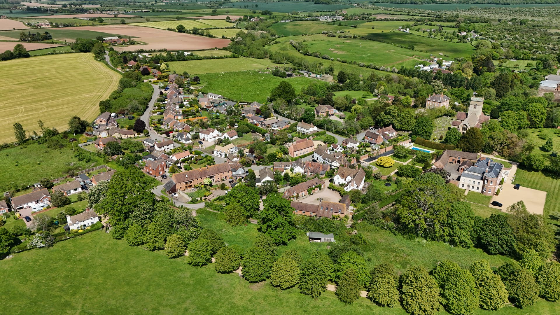 Ripple property and area view near Tewkesbury